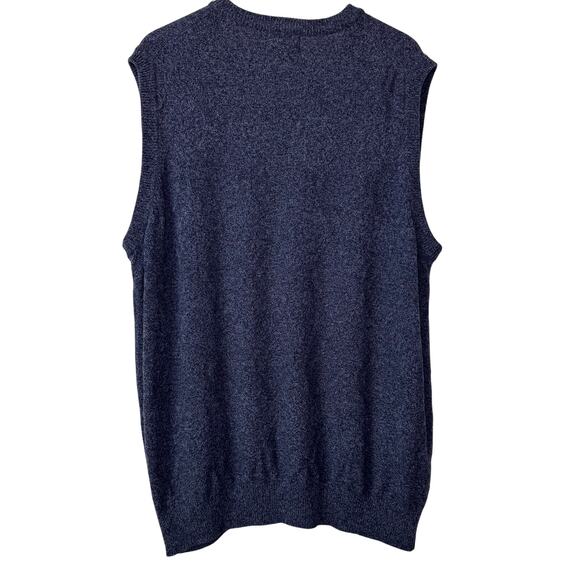 PENDLETON Lambswool Sweater Vest Men's XL V-neck Textured Business Casual Golf - Picture 5 of 12